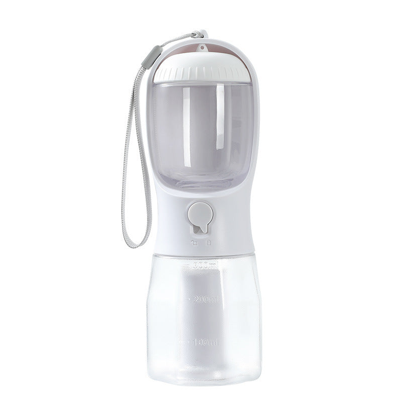 Portable 3-in-1 Pet Water and Food Bottle