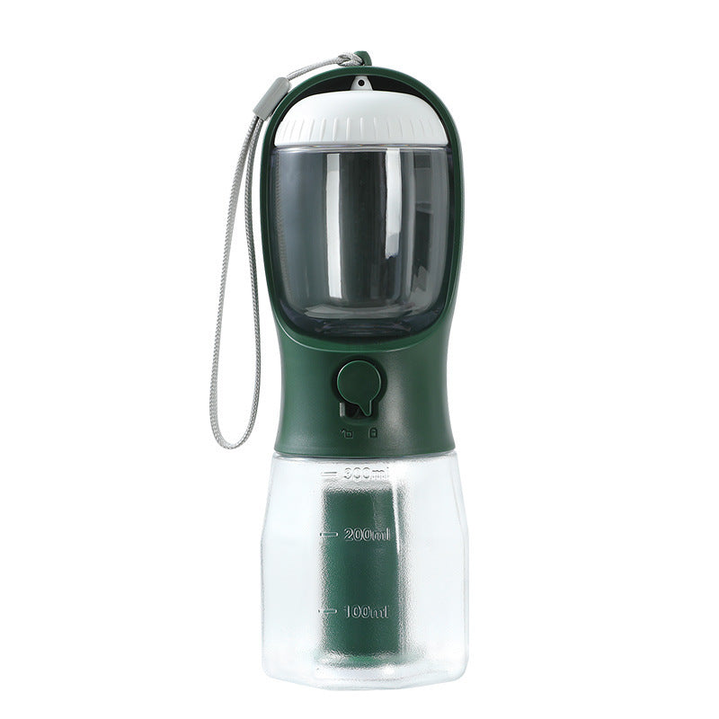 Portable 3-in-1 Pet Water and Food Bottle
