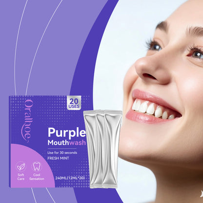Purple Mint Pocket Mouthwash