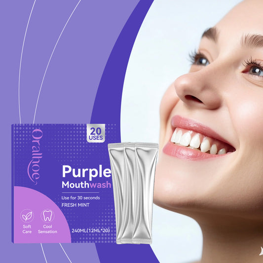 Purple Mint Pocket Mouthwash