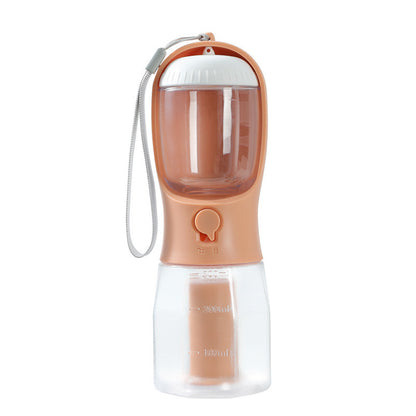 Portable 3-in-1 Pet Water and Food Bottle