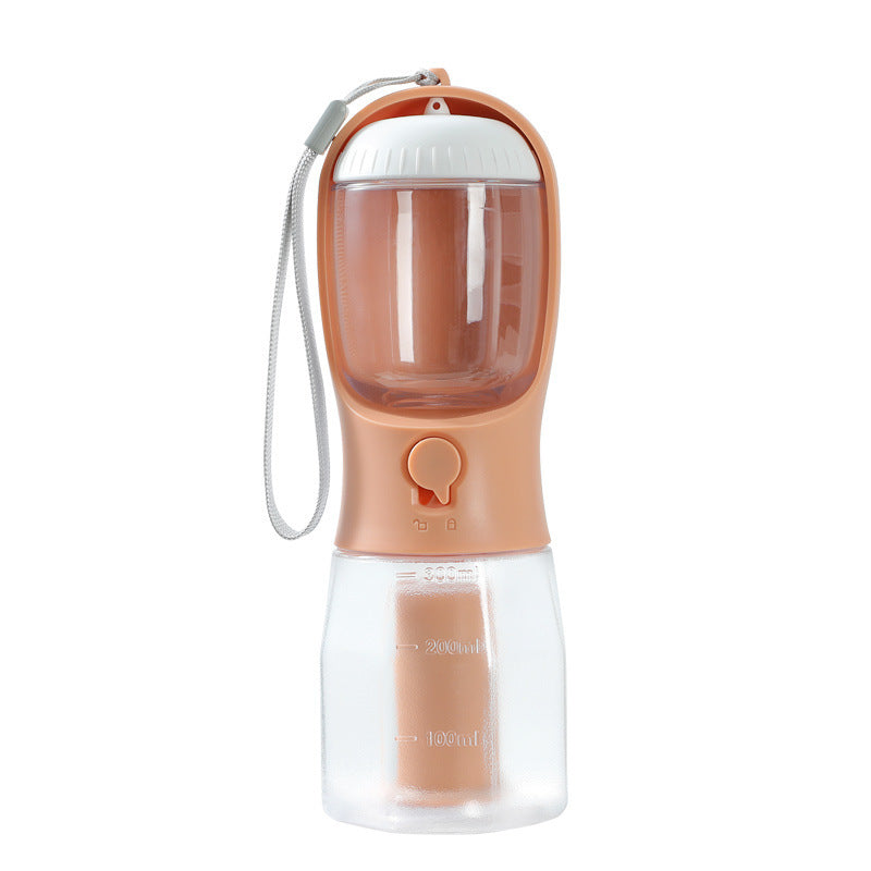 Portable 3-in-1 Pet Water and Food Bottle