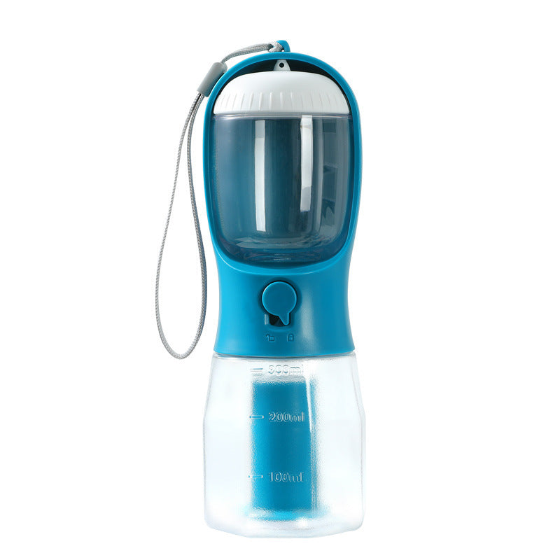 Portable 3-in-1 Pet Water and Food Bottle