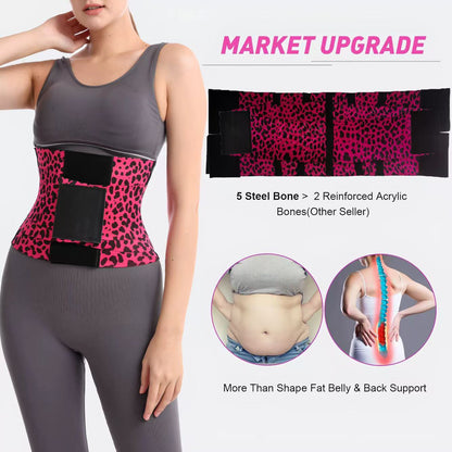Elastic Flex Fit Adjustable Waist Trainer Fitness Belt
