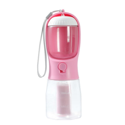 Portable 3-in-1 Pet Water and Food Bottle
