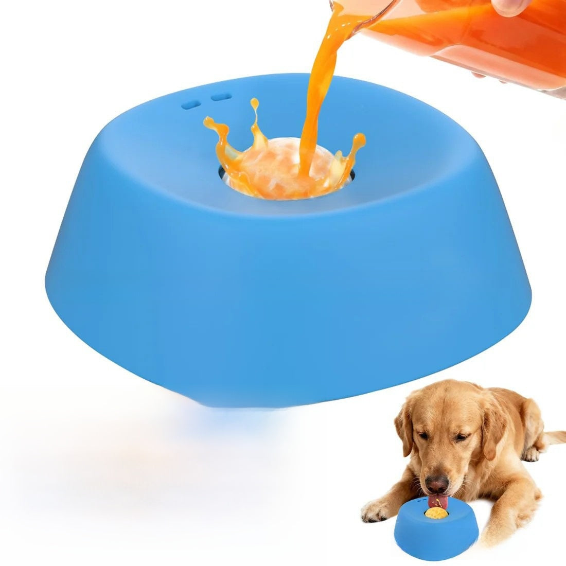 Nibble Roll Slow Lick Feeder Bowl