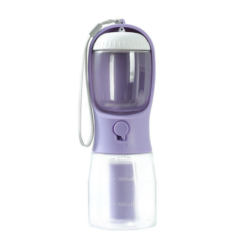 Portable 3-in-1 Pet Water and Food Bottle