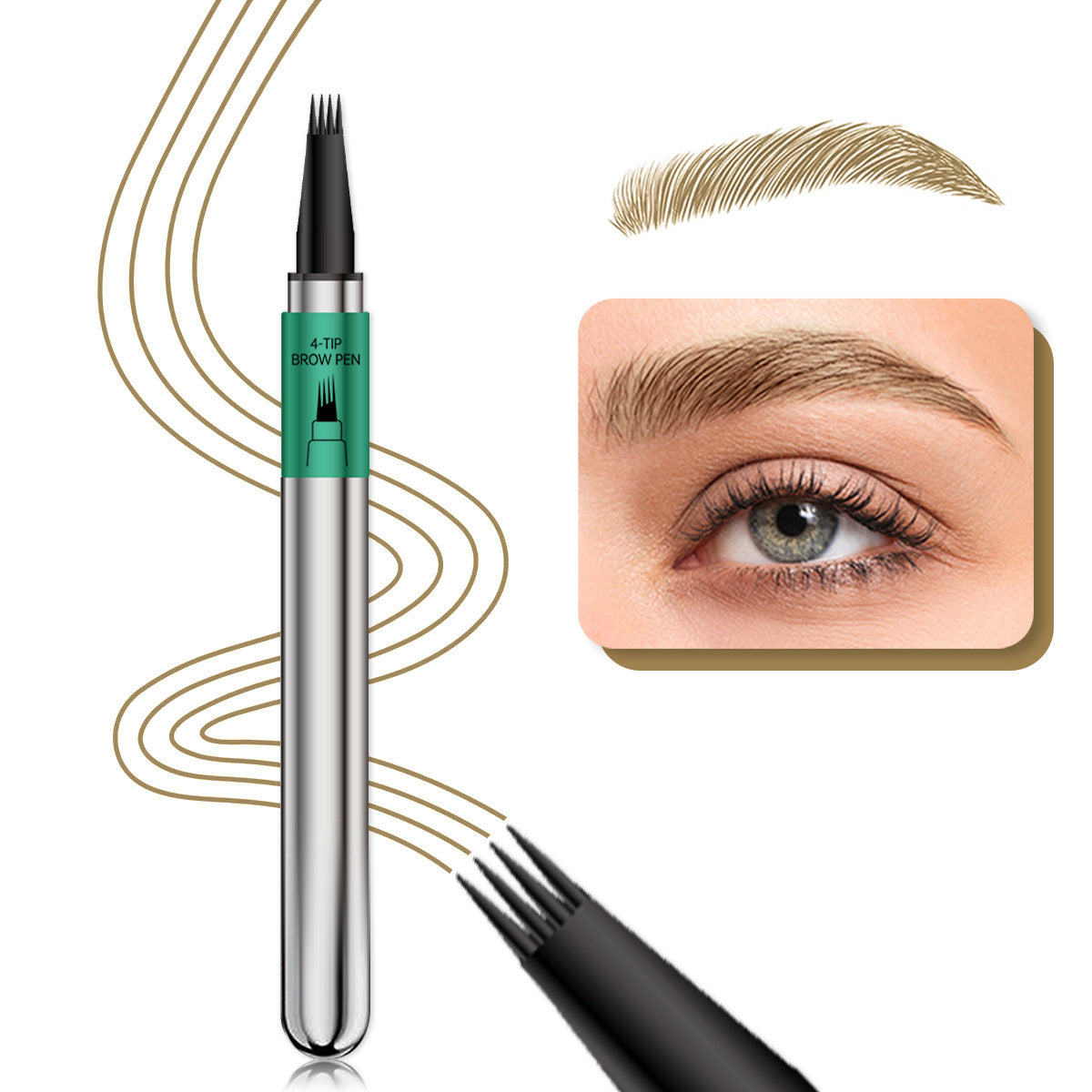 Smudge Resistant Natural Brow Eyebrow Pen