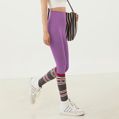 Quick Dry High Waist Yoga Leggings w/Pockets