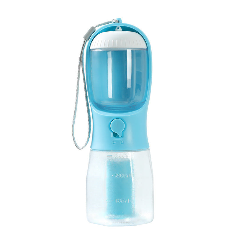 Portable 3-in-1 Pet Water and Food Bottle