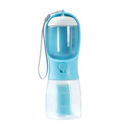 Portable 3-in-1 Pet Water and Food Bottle