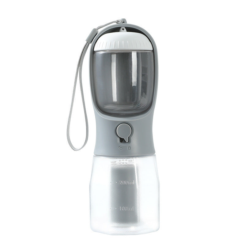 Portable 3-in-1 Pet Water and Food Bottle