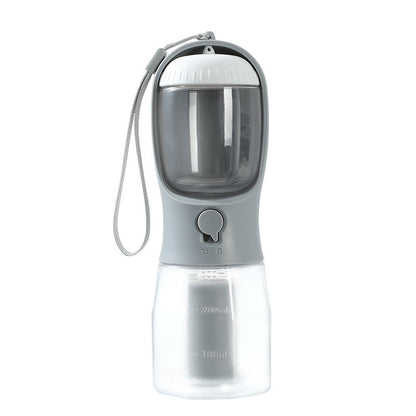 Portable 3-in-1 Pet Water and Food Bottle