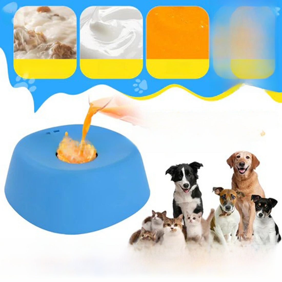 Nibble Roll Slow Lick Feeder Bowl